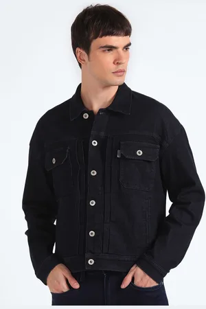Flying Machine Spread Collar Denim Jacket