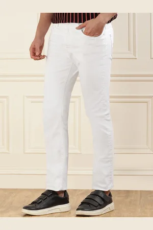 Karl Lagerfeld Men Clean Look Mid-Rise Regular Fit Cotton Jeans