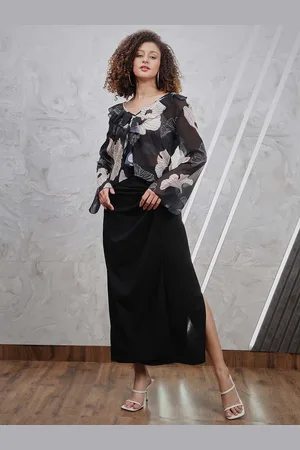 ATHENA Knotting Maxi Long Skirt