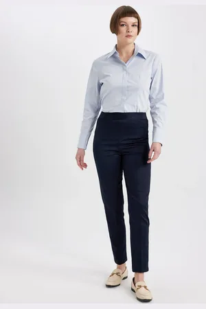 Full Length Professional Business Formal Pants Women Trousers Girls Slim  Female Work Wear Office Lady Career Plus Size Clothing
