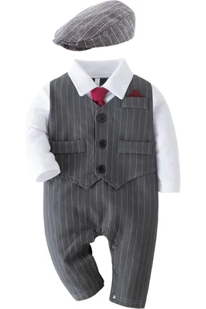 Stylecast Boys 3 Piece Striped Shirt & Trousers Suit