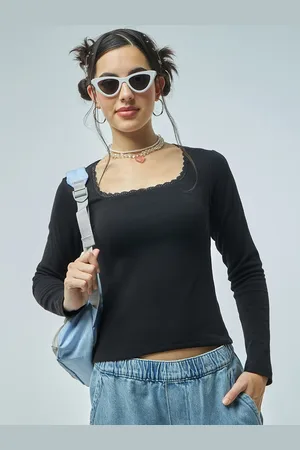 Bewakoof Slim Fit Cotton Top