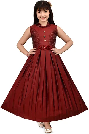 BAESD Girls Fit & Flare Maxi Dress