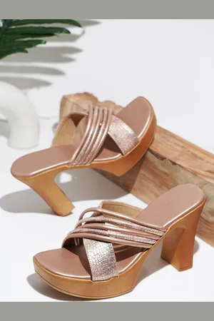 TRY ME Open Toe Block Heels