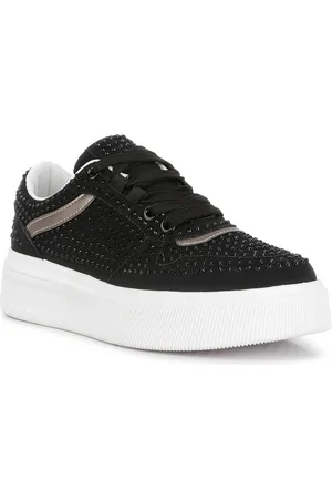 London Rag Women Lace-Ups Embellished Sneakers