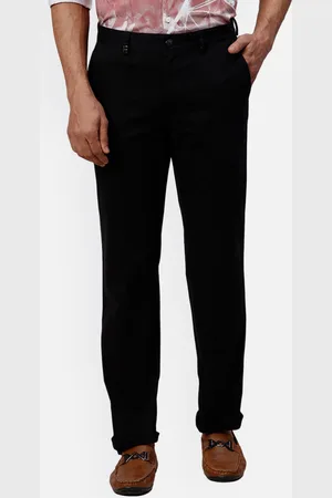 Park Avenue Men Slim Fit Mid-Rise Chinos Formal Trousers