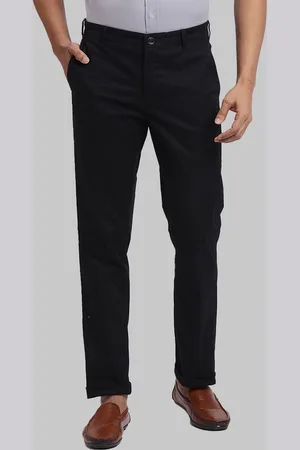 ColorPlus Men Cotton Slim Fit Trousers