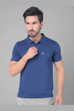 dollar Men Polo Collar Pockets T-shirt