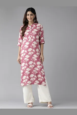 Cayman Women Floral Printed Straight Kurta