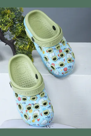 Liberty Kids Conversational Printed Clogs
