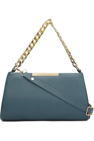 Ellis Colourblocked PU Structured Handheld Bag