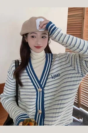Stylecast Girls Striped Cardigan Sweater