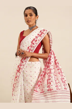 Taavi Woven Design Jamdani Inspired Woven Legacy Saree