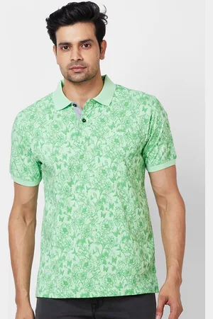 Raymond Weil Polo Collar Short Sleeves Floral Printed Pure Cotton Regular Fit T-Shirt
