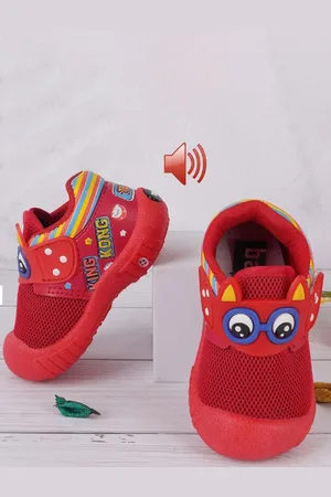 BAESD Kids Printed Anti Skid Musical Sneakers