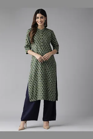 Cayman Women Floral Printed Straight Kurta