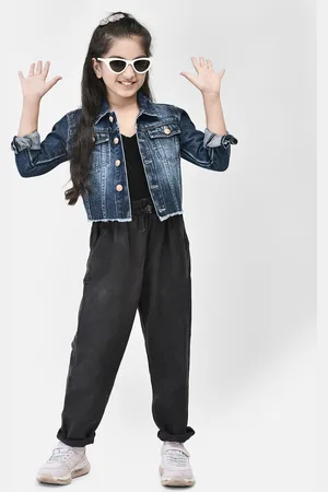 Crimsoune Club Girls Washed Denim Jacket