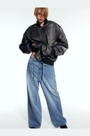 H&M Women Cotton 90s Baggy Regular Jeans