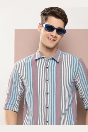 HARVARD Men Pure Cotton Striped Casual Shirt