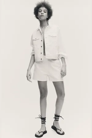 H&M Women Pure Cotton Denim Shorts