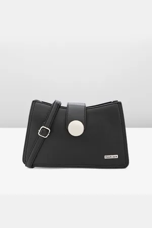 Fastrack Women Solid Structured Sling Bag