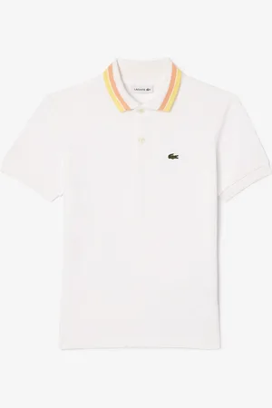 Lacoste Boys Polo Collar Cotton T-shirt
