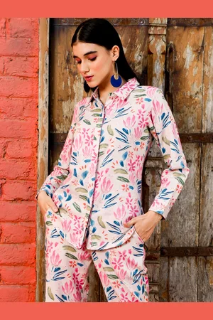 Jaipur Printed Cotton Shirt & Trousers
