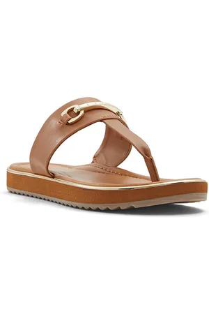 Aldo Buckle Detailed T-Strap flats