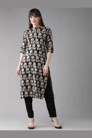 Cayman Women Ethnic Motifs Printed Straight Kurta