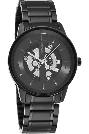 Sonata Men Printed Dial & Stainless Steel Straps Analogue Watch 7133NM01