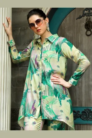 Jaipur Abstract Printed Tunic With Palazzo Co-ord Set