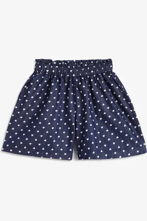 Campana Girls Geometric Printed Pure Cotton Shorts