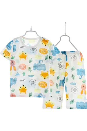 Stylecast Blue Boys Printed Top with Capris