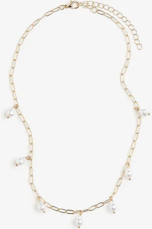 H&M Bead-Detail Chain Necklace