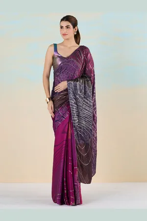 Liva Abstract Printed Liva Saree