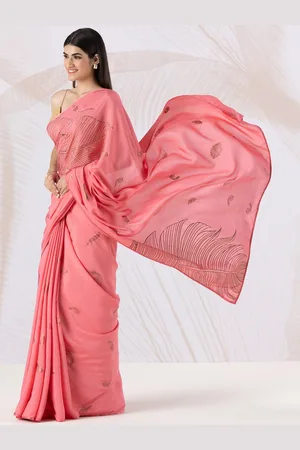 Liva Floral Printed Liva Saree
