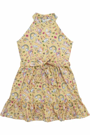 Clothe Funn Floral Printed Fit & Flare Dress