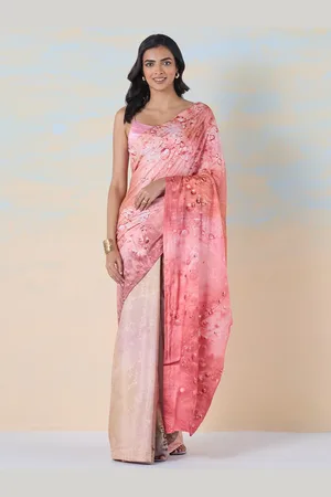 Liva Abstract Printed Liva Saree