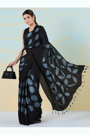 Liva Polka Dots Printed Liva Saree
