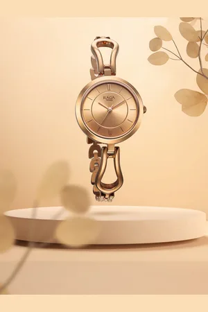 Titan Women Brass Dial & Bracelet Style Straps Analogue Watch 2727WM01