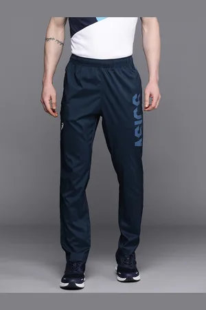 Asics Men Brand Logo Printed Mid-Rise Running Track Pants