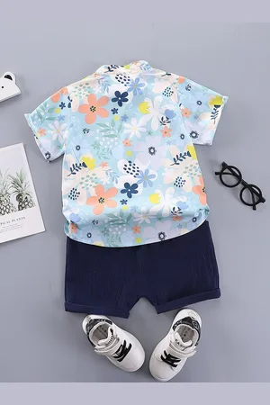 Stylecast Boys Printed Shirt with Shorts