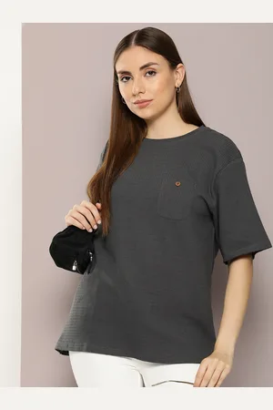 Dillinger Women Pure Cotton Pockets T-shirt