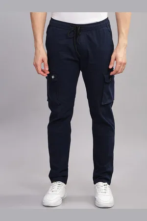 PAUL STREET Men Smart Regular Fit Mid-Rise Cargo Trousers