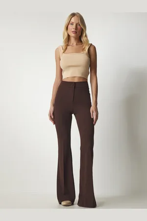 Happiness istanbul Women High-Rise Bootcut Trouser