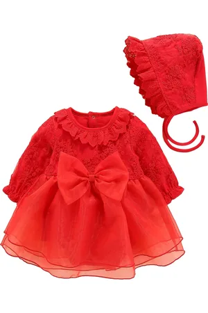 Stylecast Kids-Girls Self Design Dress Style Rompers Comes With A Cap