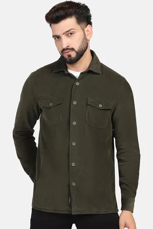 Blackberrys Slim Fit Corduroy Cotton Casual Shirt