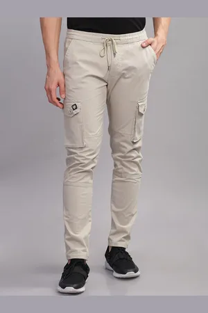 PAUL STREET Men Smart Mid Rise Cargo Trousers