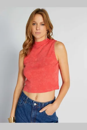 KIABI High Neck Cotton T-shirt