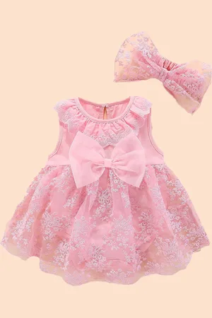 Stylecast Kids-Girls Lace Detailed Dress Style Rompers